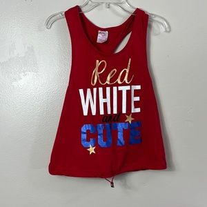 No boundaries, graphic tee, red size extra small